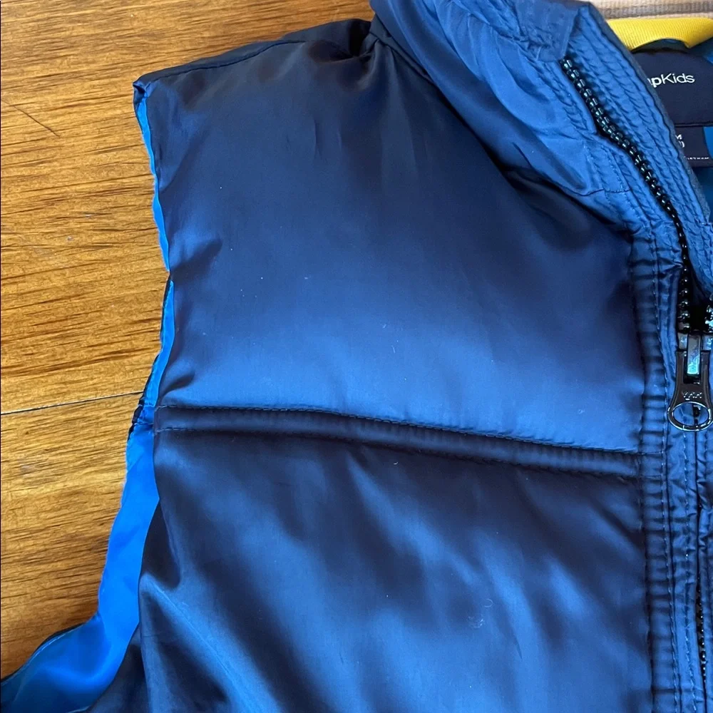Gap Kids Navy Puffer Vest Sz M (8)